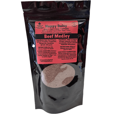 Beef Medley - Food Topper - Happy Daisy - PetToba - Happy Daisy