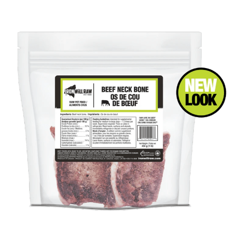 Beef Neck Bones - 1 LB - Frozen Raw Dog Chew - Iron Will Raw - PetToba - Iron Will Raw