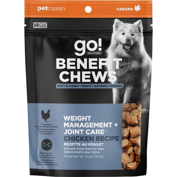 Benefit Chews Weight Management + Joint Care - Dog Treats - Go! Solutions - PetToba - Go! Solutions