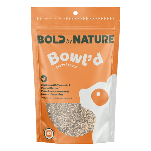 Bowl’d Dehydrated Gravy – Chicken with Turmeric & Peanut Butter - Dog Food Topper - Bold By Nature - PetToba - Bold By Nature