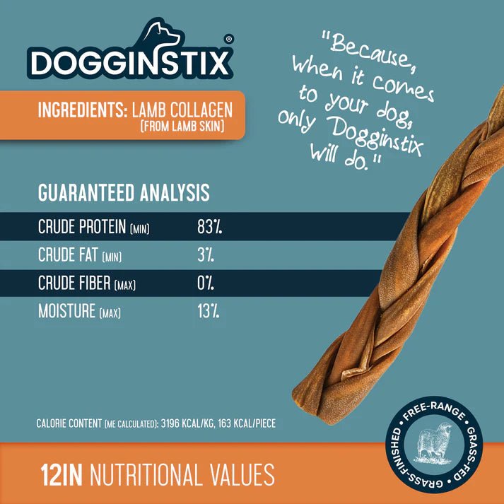 Braided Lamb Collagen - Dogginstix - PetToba - Dogginstix