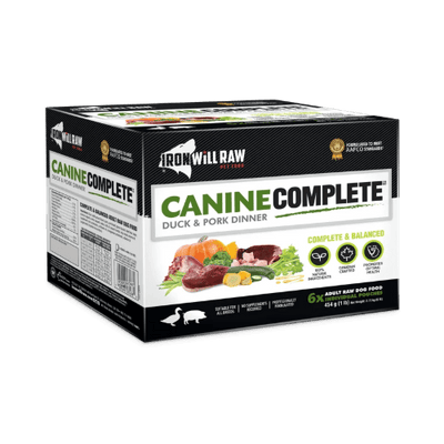 Canine Complete Duck & Pork Dinner 6LB - Frozen Raw Dog Food - Iron Will Raw - PetToba - Iron Will Raw