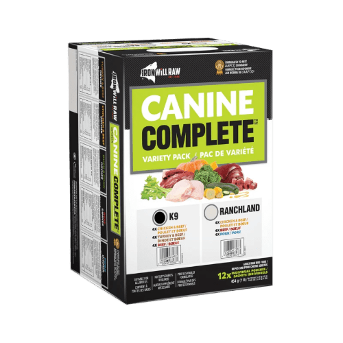 Canine Complete K9 Variety Pack 12 LB - Frozen Raw Dog Food - Iron Will Raw - PetToba - Iron Will Raw