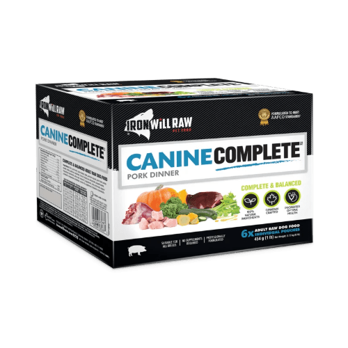 Canine Complete Pork Dinner - Frozen Raw Dog Food - Iron Will Raw - PetToba - Iron Will Raw