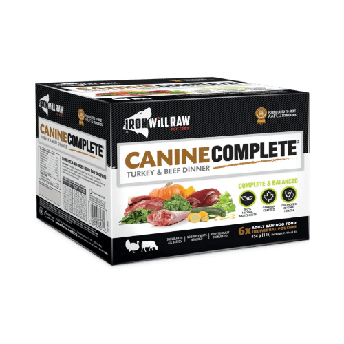 Canine Complete Turkey & Beef Dinner - Frozen Raw Dog Food - Iron Will Raw - PetToba - Iron Will Raw