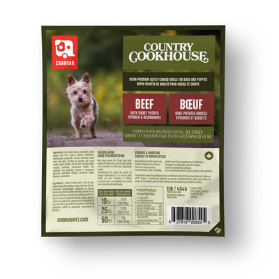 Country Cookhouse Beef - Cooked Frozen Raw Food - Caravan