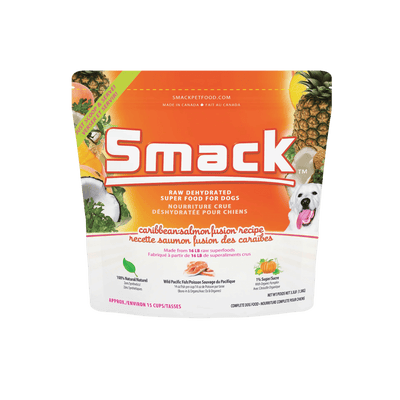 Caribbean - Salmon Fusion - Dehydrated Raw Dog Food (210 gm , 2.5 kg) - Smack - PetToba - Smack Pet Food