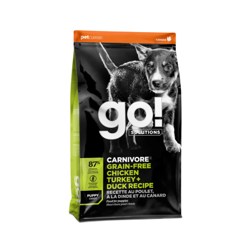 Carnivore Puppy Grain - Free Chicken, Turkey + Duck Recipe - Dry Dog Food - Go! Solutions - PetToba - Go! Solutions