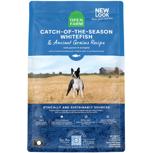 Catch - of - the - Season Whitefish & Ancient Grains - Dry Dog Food - Open Farm - PetToba - Open Farm