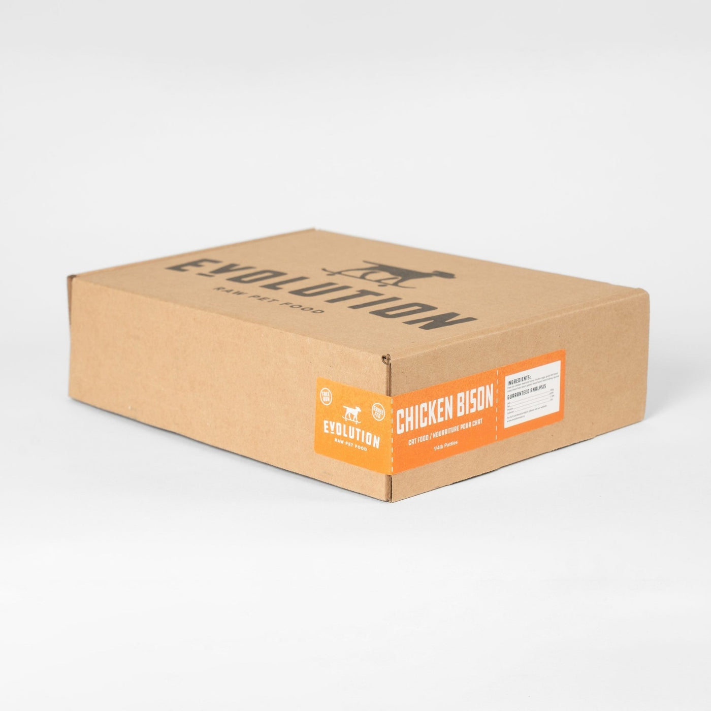 Chicken & Bison - Frozen Raw Cat Food - Evolution Raw Pet Food - PetToba - Evolution Raw Pet Food