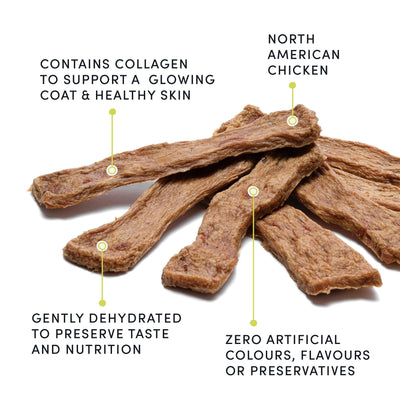 Chicken Collagen Jerky - Dog Treats - Crumps' Naturals - PetToba - Crumps' Naturals