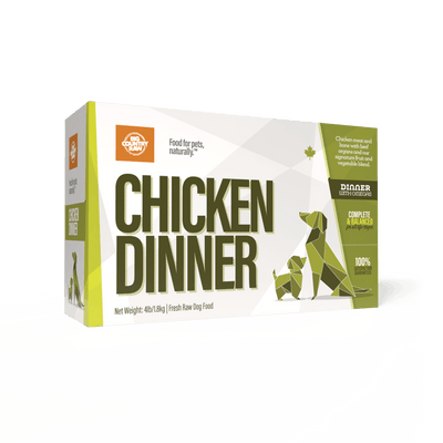 Chicken Dinner Carton - Frozen Raw Dog Food - Big Country Raw - PetToba - Big Country Raw