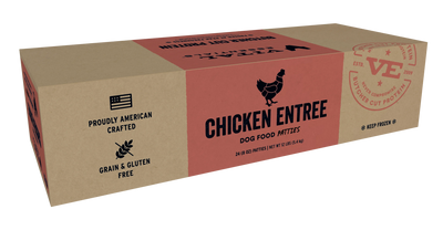 Chicken Entree Patties - Frozen Raw Dog Food - Vital Essentials - PetToba - Vital Essentials