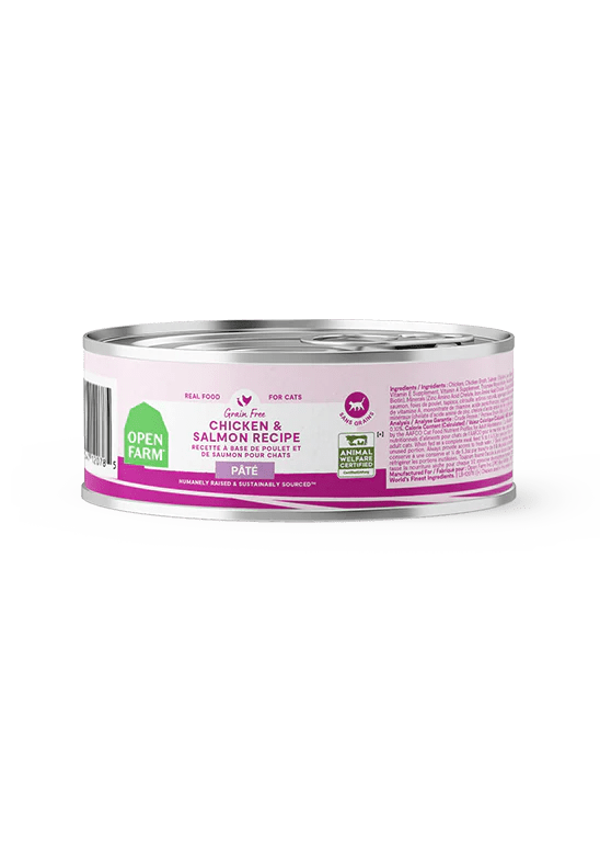 Chicken & Salmon Pâté - Wet Cat Food - Open Farm - PetToba-Open Farm