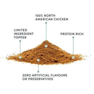 Chicken Sprinkles 4.2 oz - Dog Toppers - Crumps' Naturals - PetToba - Crumps' Naturals
