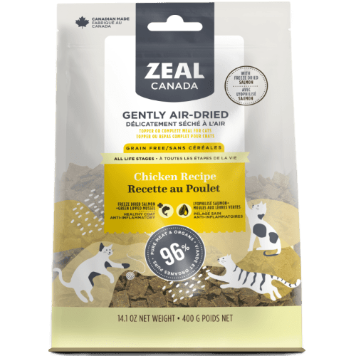 Chicken with Freeze - Dried Salmon - Air Dried Cat Food - Zeal - PetToba - Zeal