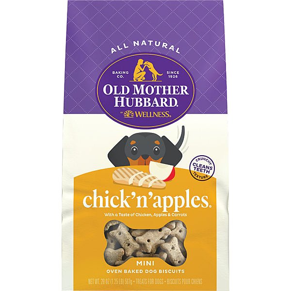 Classic Oven Baked Chick'N'Apples Mini - Dog Treats - Old Mother Hubbard - PetToba-Old Mother Hubbard