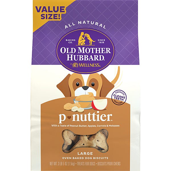 Classic Oven Baked P-Nuttier Large - Dog Treats - Old Mother Hubbard - PetToba-Old Mother Hubbard