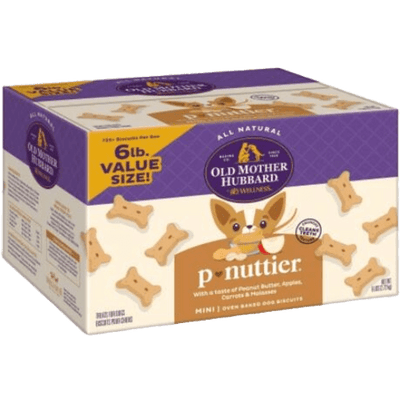 Classic Oven Baked P - Nuttier Mini - Dog Treats - Old Mother Hubbard - PetToba - Old Mother Hubbard