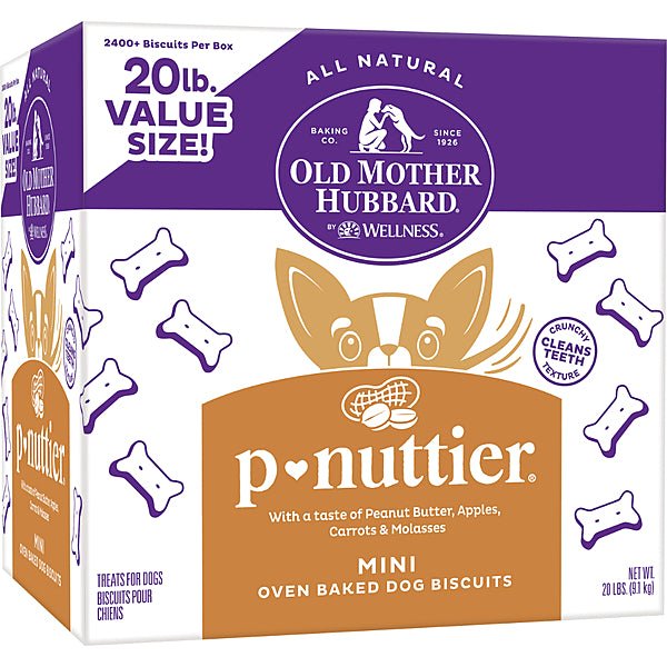 Classic Oven Baked P-Nuttier Mini - Dog Treats - Old Mother Hubbard - PetToba-Old Mother Hubbard