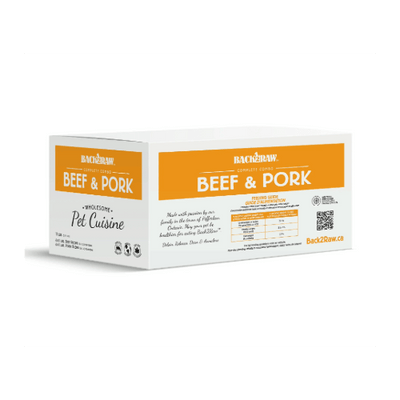 Complete Beef & Pork Combo 12LB - Frozen Raw Food - Back2Raw - PetToba - Back2Raw