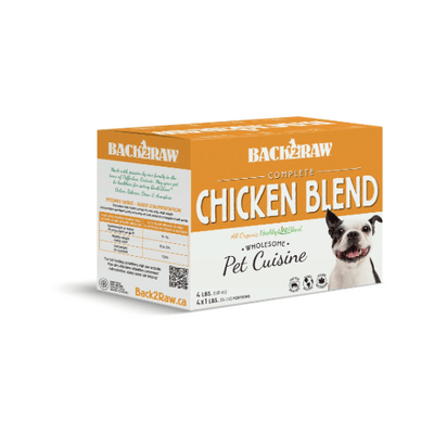 Complete Chicken Blend 4LB - Frozen Raw Food - Back2Raw - PetToba - Back2Raw