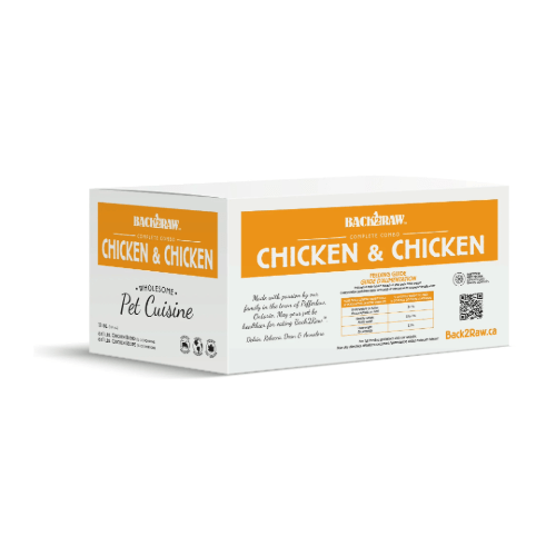 Complete Chicken & Chicken Blend Combo 12LB - Frozen Raw Food - Back2Raw - PetToba - Back2Raw