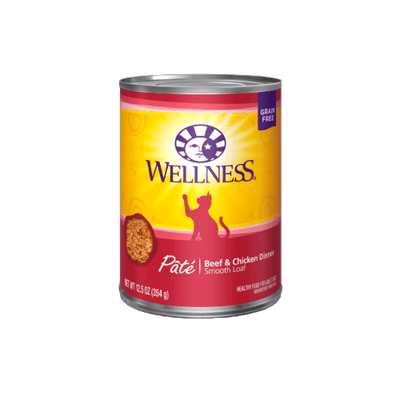 Complete Health™ Beef & Chicken Dinner Pâté Wet Cat Food 3oz/12.5 oz cans - Wellness - PetToba - Wellness