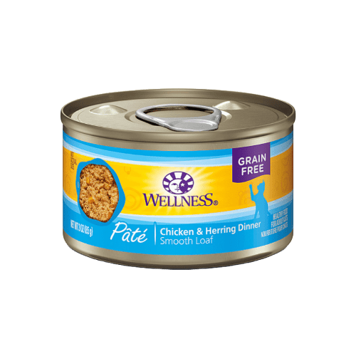 Complete Health™ Chicken & Herring Pâté Wet Cat Food 3oz | 12.5 oz cans - Wellness - PetToba - Wellness