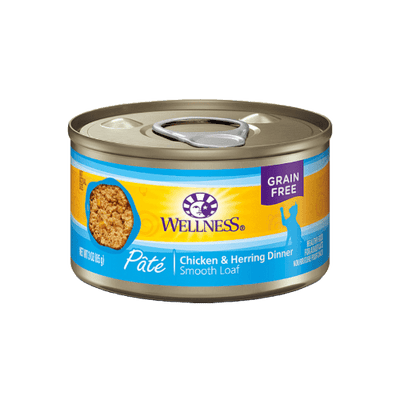 Complete Health™ Chicken & Herring Pâté Wet Cat Food 3oz | 12.5 oz cans - Wellness - PetToba - Wellness