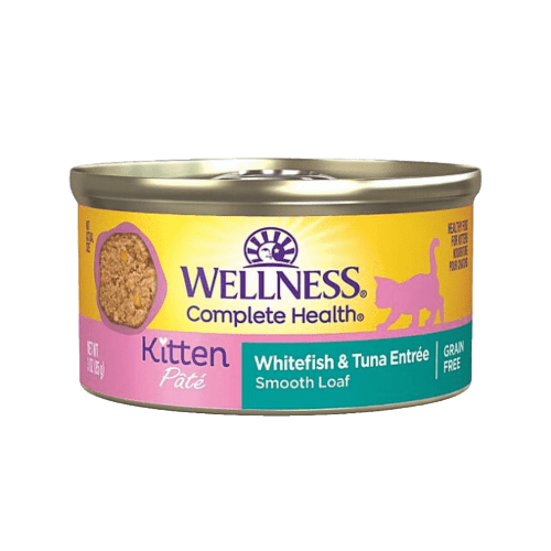 Complete Health™ Kitten Whitefish & Tuna Pâté Wet Cat Food 3oz cans - Wellness - PetToba - Wellness