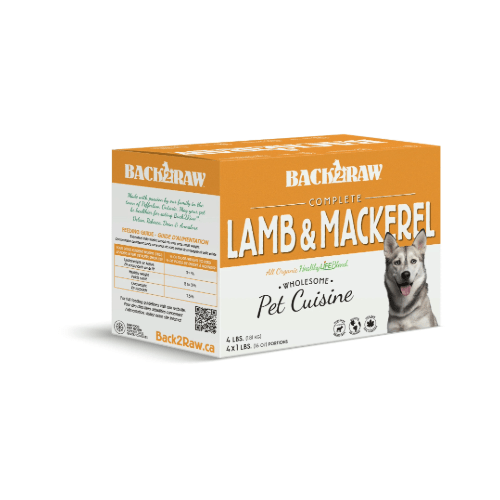 Complete Lamb & Mackerel 4LB - Frozen Raw Food - Back2Raw - PetToba - Back2Raw