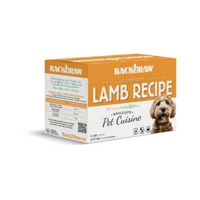 Complete Lamb Recipe - Frozen Raw Food - Back2Raw - PetToba - Back2Raw