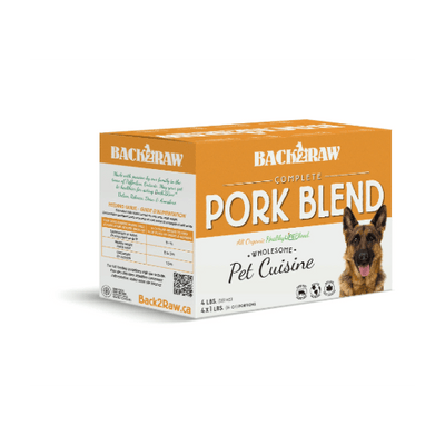 Complete Pork Blend 4LB - Frozen Raw Food - Back2Raw - PetToba - Back2Raw