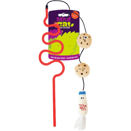 Cookies and Milk Wand - Cat Toys - Mad Cat - PetToba - Mad Cat