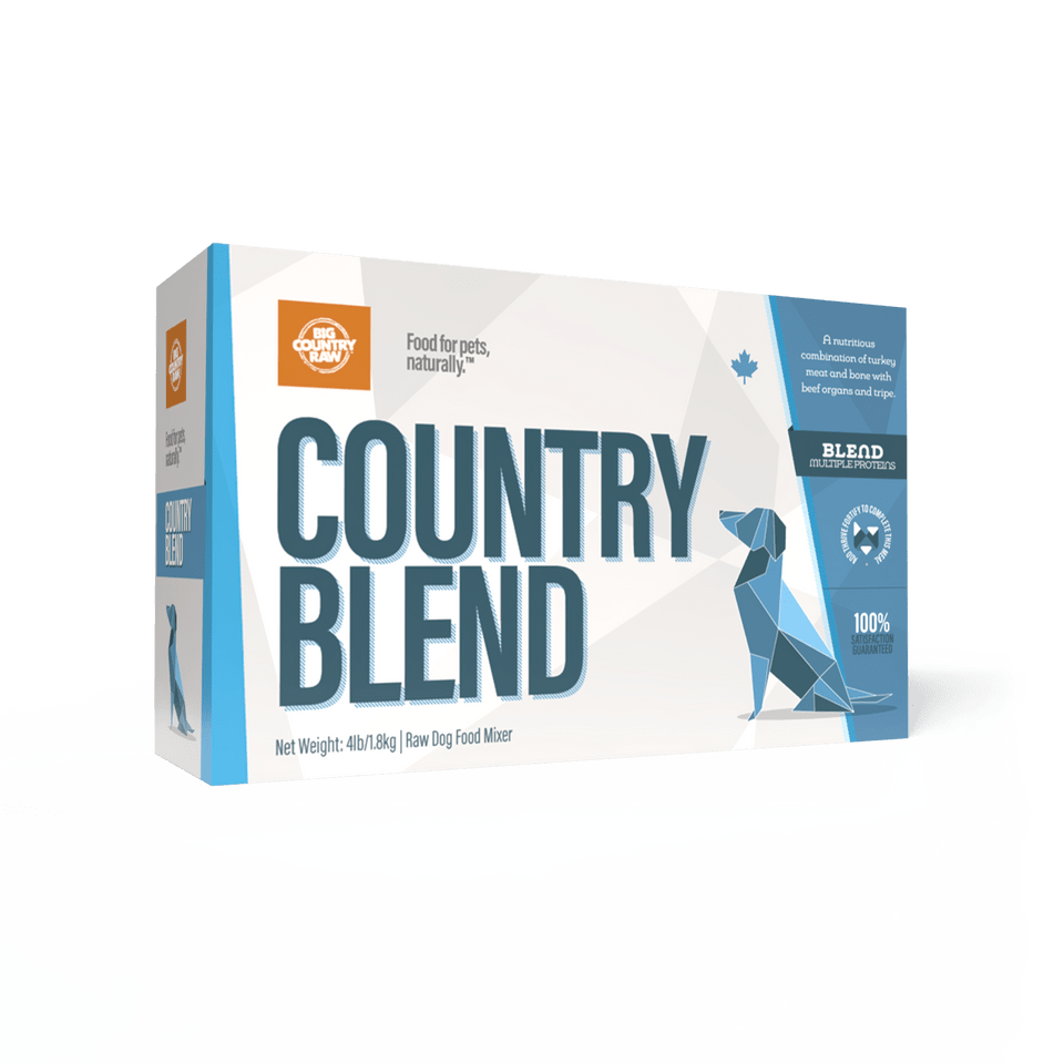 Country Blend (Turkey & Beef Organs) Carton - Frozen Raw Dog & Cat Food - Big Country Raw - PetToba - Big Country Raw
