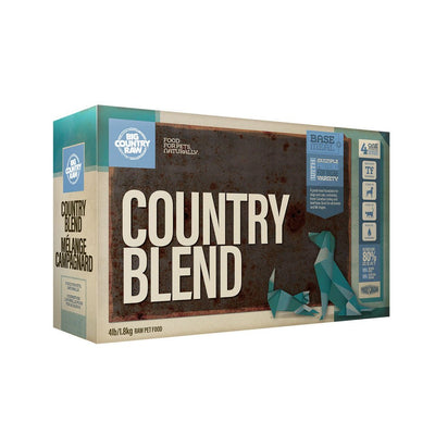 Country Blend (Turkey & Beef Organs) Carton - Frozen Raw Dog & Cat Food - Big Country Raw - PetToba - Big Country Raw