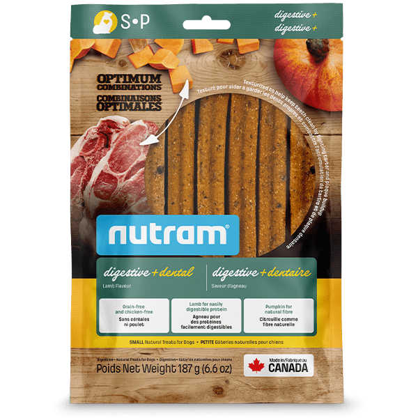 Dental Chew Digestive+ Lamb - Dog Treats - Nutram - PetToba - Nutram
