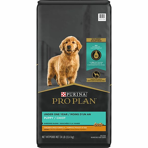 Development Shredded Chicken & Rice Puppy - Dry Dog Food - Purina Pro Plan - PetToba - Purina