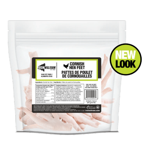 Dog Cornish Hen Feet 1/2 lb - Frozen Raw Dog Treat - Iron Will Raw - PetToba - Iron Will Raw