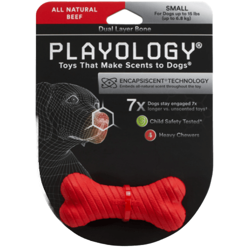 Dual Layer Bone Beef Scent - Playology - PetToba - Playology