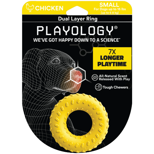 Dual Layer Ring Chicken Scent - Playology - PetToba - Playology