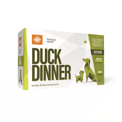 Duck Dinner Carton - Frozen Raw Dog Food - Big Country Raw - PetToba - Big Country Raw