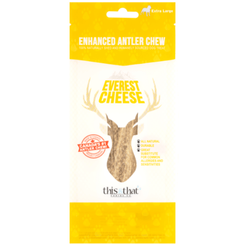 Enhanced Antler Chew Everest Cheese X - Large 10.5" - This & That - PetToba - This & That