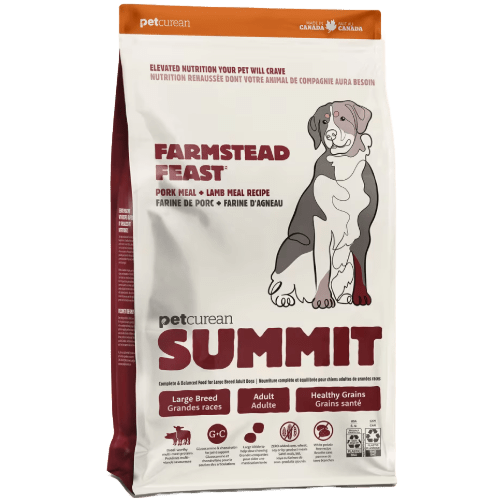 Farmstead Feast Pork Meal + Lamb Meal Recipe For Large Breed Adult - Dry Dog Food - Summit - PetToba - Summit