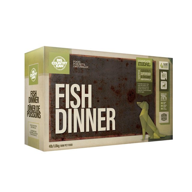 Fish Dinner Carton (Cod, Haddock & Salmon) - Frozen Raw Dog Food - Big Country Raw - PetToba - Big Country Raw