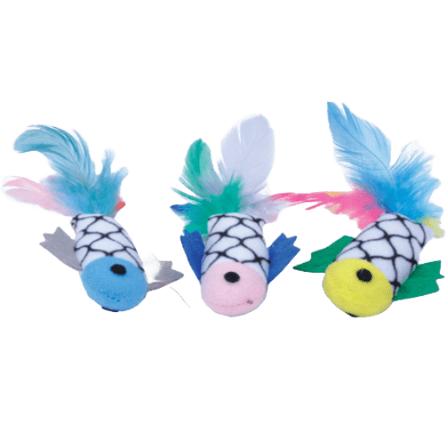 Fish With Feathers - Cat Toy - Coastal - PetToba - Coastal