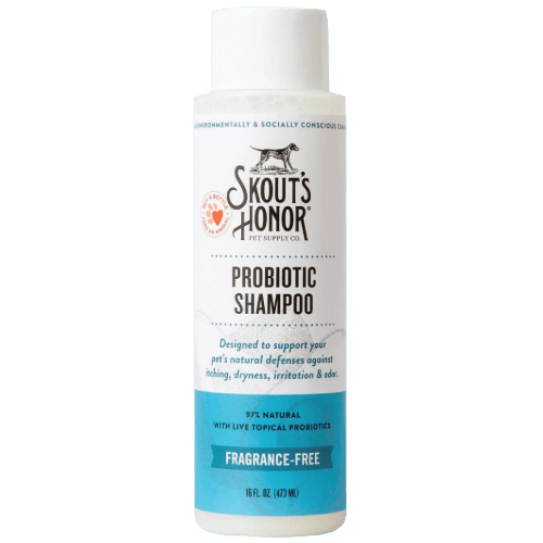 Fragrance - Free (Hypoallergenic) Probiotic Dog/Cat Shampoo - Skout's Honor - PetToba - Skout's Honor