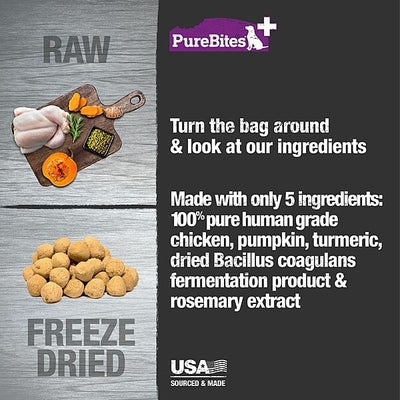 Freeze Dried Gut & Digestion - Dog Treats - PureBites - PetToba - PureBites
