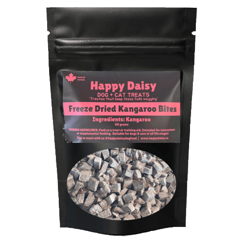 Freeze Dried Kangaroo Bites - Dog Treats - Happy Daisy - PetToba - Happy Daisy